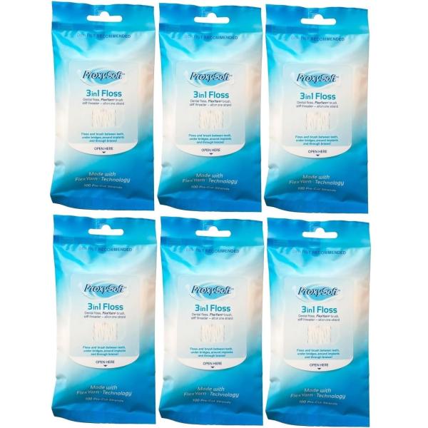 プロキシソフト 3in1レギュラータイプ 100本入×6個