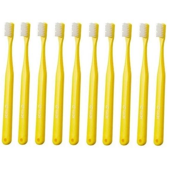 オーラルケア タフト24 タフト24 S (ソフト) イエロー【10本セット】 キャップ無