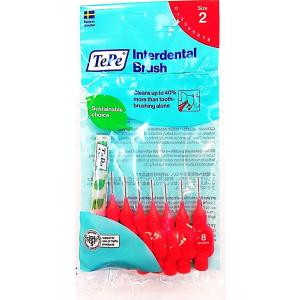 TePe(テペ) 歯間ブラシ 8本入 レッド 0.5mm