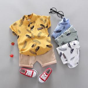 子供服 セットアップ 夏 男の子 ジャージ キッズシャツ 子供服 上下セット 2点セット 半袖 Tシャツ パンツ ベビー服 男児 おしゃれ 通学着｜aise