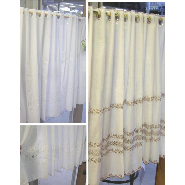 ai 標準幅 サイズバリエーション いっぱい 小花刺繍 綿　横幅150ｘ 縦75ｃｍ　コットン　 カ...