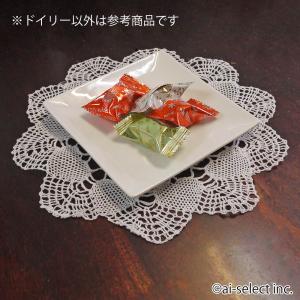 レースドイリー 約23cm レースマット ハー...の詳細画像4