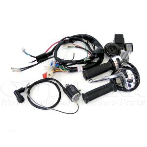 12V カブ用 メインハーネス（セル付）【レターパック代引不可