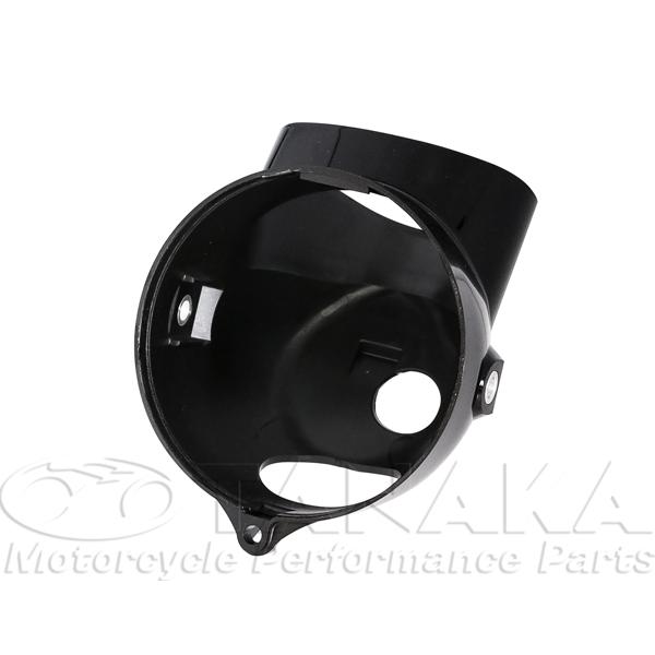 初期型6vダックス(dax)・シャリィ(シャリー)タイプヘッドライトケース 　ブラック