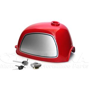 YAMAHA（ヤマハ） SR400 タンク 黒 純正 中古 バイク 部品 激レア
