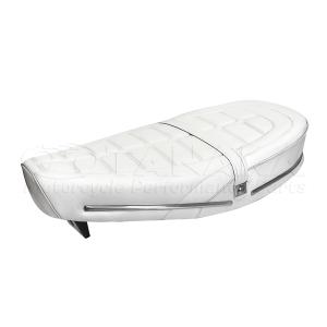 シャリー　シート　ホワイト　cf50 レザー ホンダ（HONDA） 田中商会直営店】シャリー（シャリィ）用 薄型シート