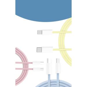 iphone充電器 アイフォン ★マカロンカラ...の詳細画像2