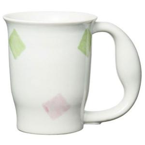 ほのぼのマグカップ (スクエアー) 介護用品 食事