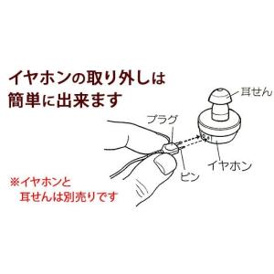 ビオラ補聴器 ME-143用 マイク付きイヤホ...の詳細画像1