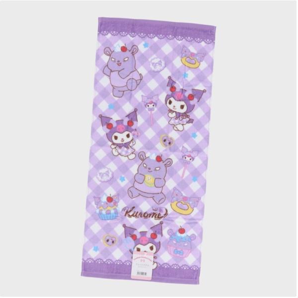 サンリオ『ファンシースナック』フェイスタオル■クロミ■綿100%34×75cm