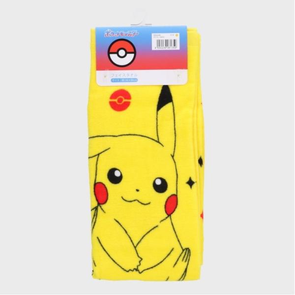 ポケモンフェイスタオル■ピカチュウ■約34×80cmタグ付き綿100%吸水