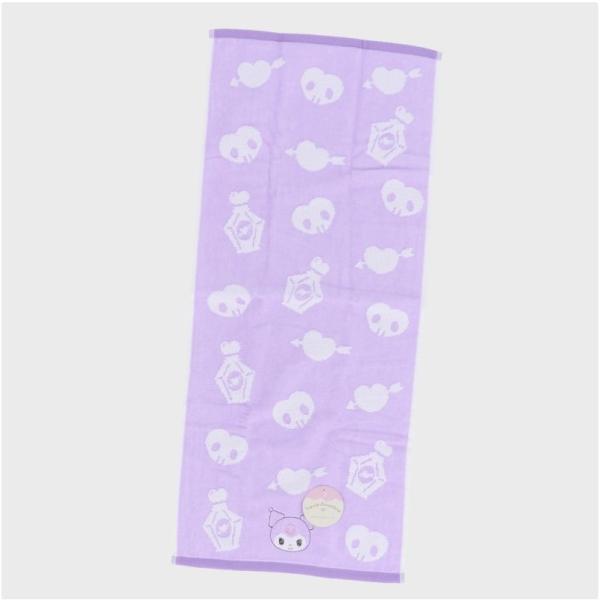 サンリオソフトフェイスタオル■クロミ■綿100％約34×80cmボリューム感