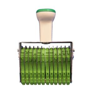 サンビー テクノタッチ回転印 欧文12連(明朝体) 3号 TK-312