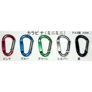 カラビナ (ミニミニ) 32mm シルバー 【ご注文単位 100個】