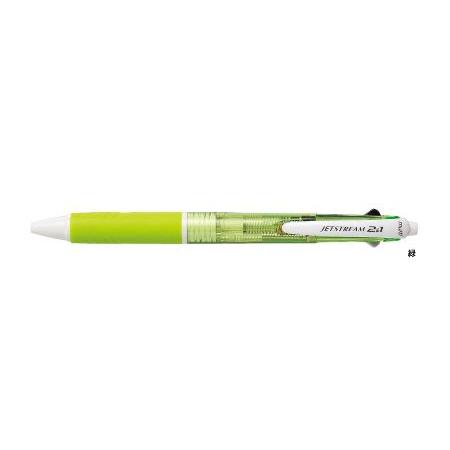 三菱鉛筆 多機能ペン 3機能 トリプルペン ジェットストリーム 2＆1 緑 MSXE350007.6...