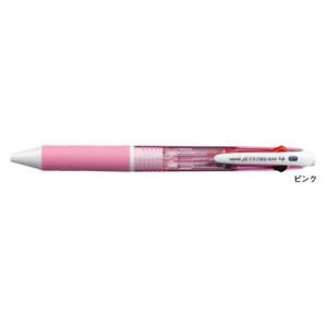 三菱鉛筆 油性ボールペン ジェットストリーム 4色ボールペン ピンク SXE450007.13｜aisol33