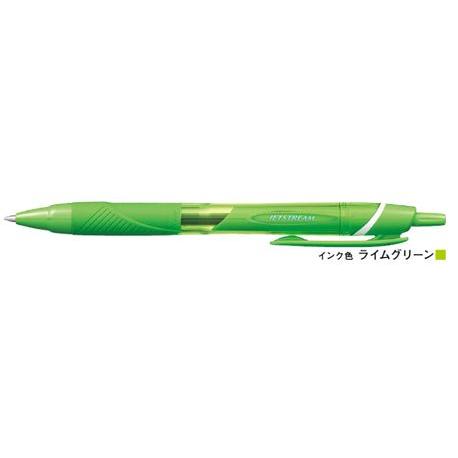 三菱鉛筆 油性ボールペン ジェットストリーム カラーインク ライムグリーン SXN150C05.5 ...