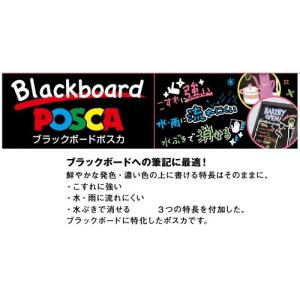 三菱鉛筆 水性サインペン ブラックボードポスカ...の詳細画像1