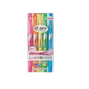 三菱鉛筆 蛍光ペン プロパスウィンドウ クイックドライ 5P PUS138T5C