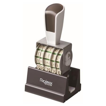 サンビー リピマックス 回転印 欧文日付 1号 明朝体 インク色(黒) RMX-DM1