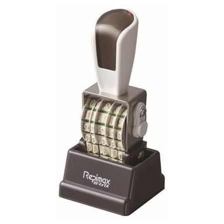 サンビー リピマックス 回転印 欧文日付 4号 明朝体 インク色(黒) RMX-DM4