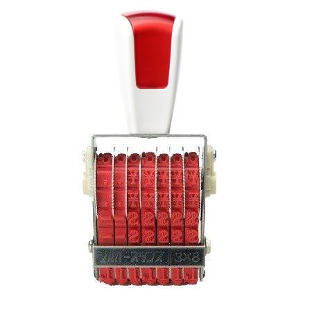 サンビー リピスター 回転印 金額表示用 3号 明朝体 RS-K7M3