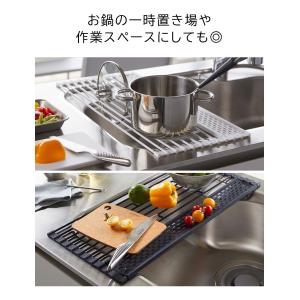 折り畳み水切り タワー シリコーントレー付き ...の詳細画像5