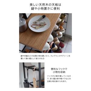 天板付きシューズラック タワー 6段 山崎実業...の詳細画像4