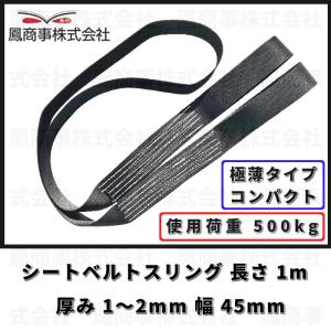 シートベルトスリング 極薄型 耐荷重500kg ...の商品画像
