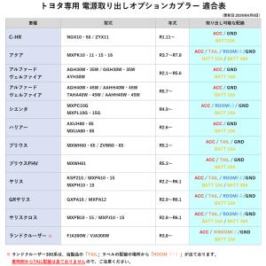 電源取り出しハーネス アルファード ヴェルファ...の詳細画像2