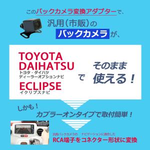 リアカメラ接続アダプター トヨタ ダイハツ イ...の詳細画像1