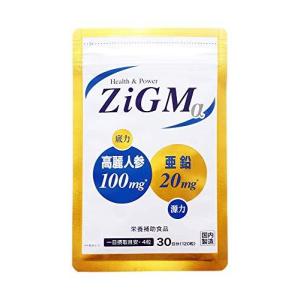 亜鉛600mg最高配合】 ZiGMα ジグムアルファ 120粒 約1カ月分 現役