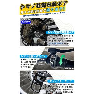 アイジュサイクル MTBモデル 折りたたみ自転...の詳細画像4