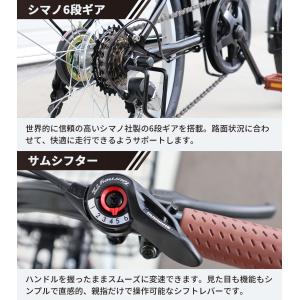 アイジュサイクル 折りたたみ自転車 20インチ...の詳細画像5