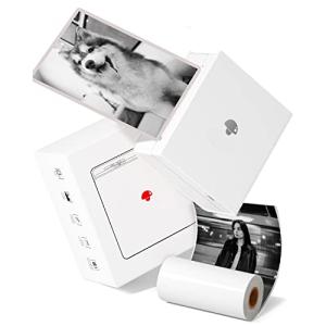 スマホ対応 ミニプリター Memoking M02シールプリンター スマホ ミニ サーマルプリンター ポータブル型 フォトプリンター コンパクト