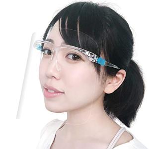 ROOX フルフェイス・クリアシールド-額や頭を押さえないから圧迫感がない フレームレス・フェイスシールド_1セット シールド３枚 
