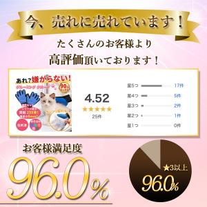 ペットブラシ グルーミング グローブ 猫 犬 ...の詳細画像1
