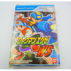 ワンダースワンクリスタル、ワンダースワンカラー　ロックマンエグゼWS ロックマンエグゼWS ゲームソフト WSC スワンクリスタル