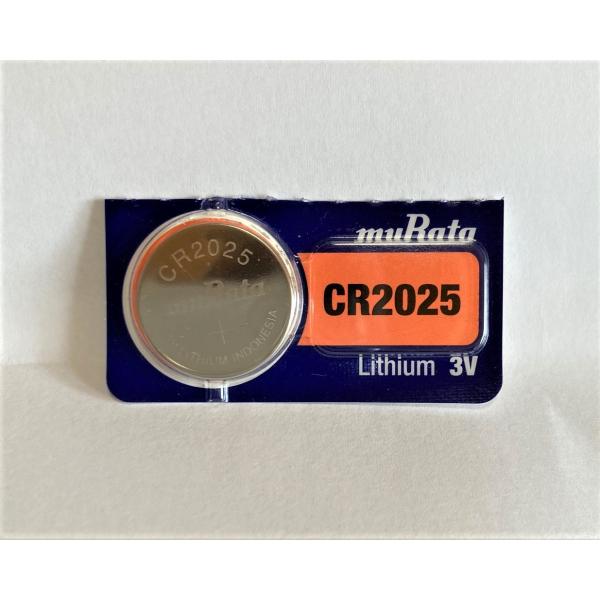 【送料無料】CR2025(1個）リチウムボタン電池■村田製作所