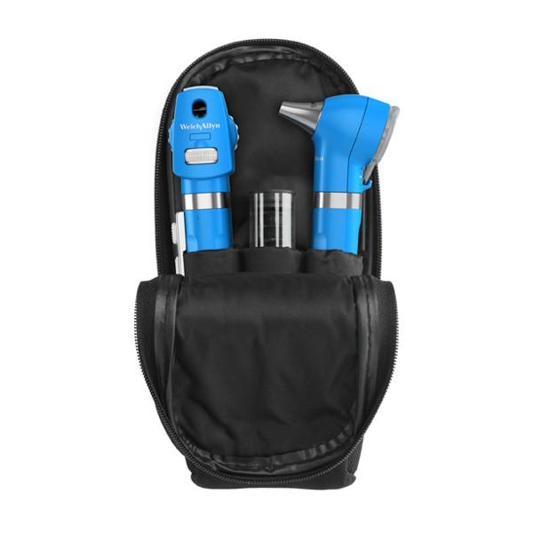 耳鏡-眼底鏡ウェルチアレン_ポケットLED検眼鏡耳鏡セット92871-BLU スカイブルーソフトケー...