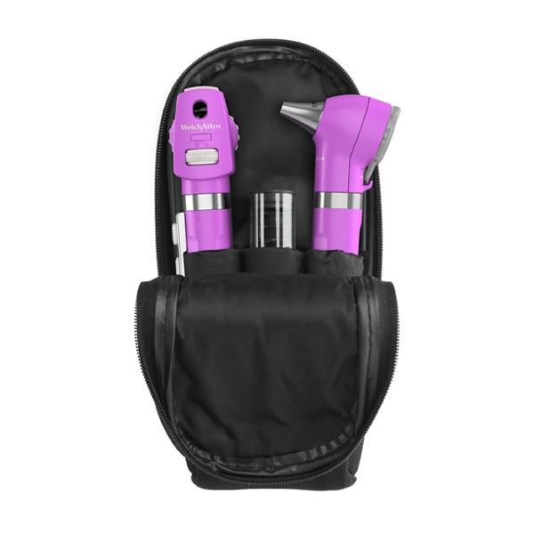 耳鏡-眼底鏡ウェルチアレン_ポケットLED検眼鏡耳鏡セット92871-PLR パープルソフトケース付...