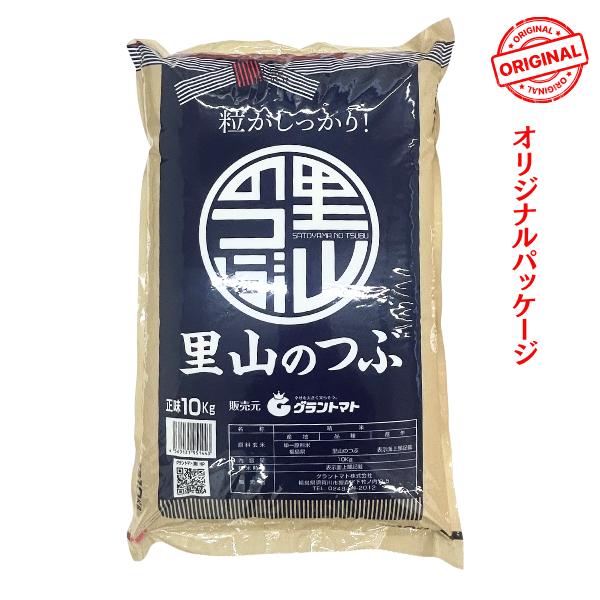 長期保存向け 米 10kg 令和6年産 福島県産里山のつぶ 白米 10kg(10kg×1袋) 脱酸素...