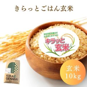 【玄米】きらっとごはん玄米 10kg(10kg×1袋) 令和7年産 送料無料 玄米 10kg 玄米 米 お米 キラッと玄米 (沖縄・離島別途送料追加)