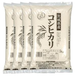 【新米予約】9月下旬頃発送予定 令和8年産 茨城県産コシヒカリ白米 送料無料 20kg(5kg×4袋) 米 お米 白米 コメ こめ 白米 20kg