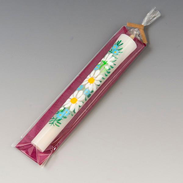 会津絵ろうそく　５号　１本入（袋）　マーガレット