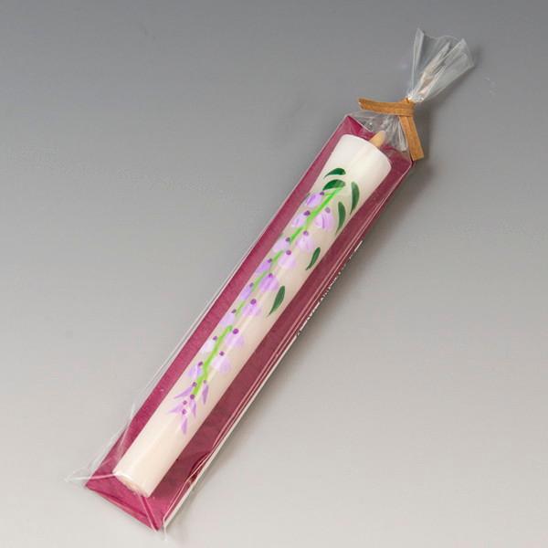 会津絵ろうそく　３号　１本入（袋）　フジ