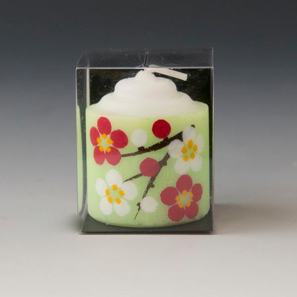 絵付キャンドル　ウメ