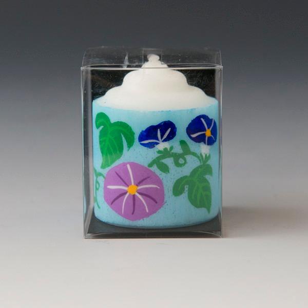 絵付キャンドル　アサガオ