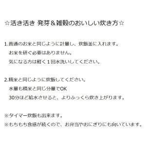 雑穀 活き活き発芽&雑穀 300g お...の詳細画像5