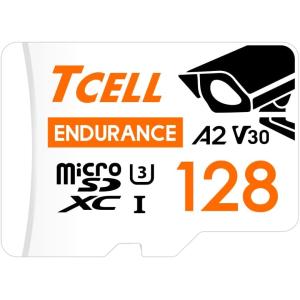 TCELL High Endurance 128GB microSDXC A2 高耐久 監視カメラ用...